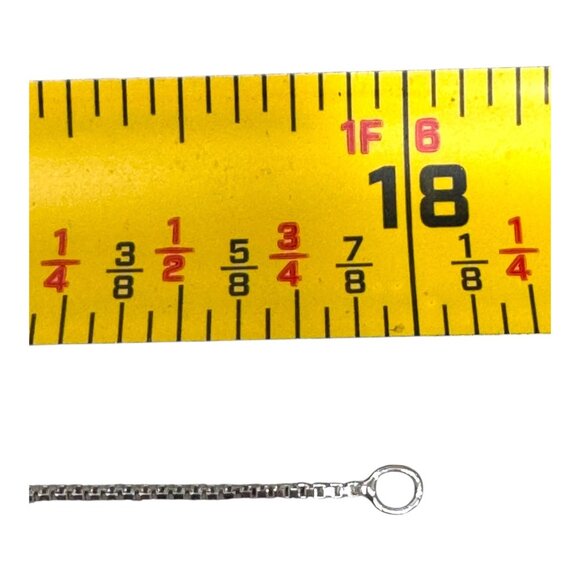 FAS Italy Cubic Zirconia Teardrop Pendant Necklace Sterling Silver Box 18" VTG - Picture 5 of 8